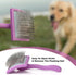 Slicker Brush for Dogs - Detangling Dog Brushes for Grooming with Soft Bristles & long Pins - Professional Dog Grooming Brush to Removes Tangles &...