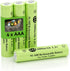 Ni-MH AAA 600mAh 1.2v Rechargeable Battery for Solar Lights, AAA 1.2V Rechargeable Battery Pre-Charged, Low Self - Discharge for Outdoor Solar Lig...