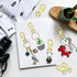 104PCS Swivel Snap Hooks with Key Rings, Metal Lobster Claw Clasp, Keychain Rings for Crafts (Gold, 1.2inch(32mm)...