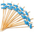 PuTwo Cocktail Toothpicks 100 Counts Cocktail Picks Handmade Natural Bamboo Cocktail Sticks Eco-Friendly Appetizer Skewers for Cocktail Appetizers...