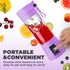 Portable Blender - Compact and USB Rechargeable Personal Travel Blenders for Smoothies, Shakes and Ice - Mini Fruit Juice Mixing Shaker Bottle - 3...