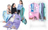 Waterproof Hanging Garment Bag 40 inch Clothes Bag with Gusset, 5 Pockets & Side Zip for Dance Costumes, Sports, Skating, Theatre, Beauty Pageants...