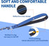 HOMIMP Heavy Duty Dog Leash Chew Proof 4 FT, Reflective Dog Leash for Medium Large Dog, Metal Dog Training Leashes with Soft Padded Handle, Strong...
