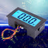LCD DC Voltmeter,YB5135D Digital Three Wire Voltage Meter Monitor Voltmeter,LCD Display with Blue Backlight,ABS Waterproof Shell,High Measurement ...