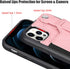 TOOVREN Wallet Case for iPhone 12 Pro Max Lanyard Case with Leather PU Card Holder Stand Adjustable Detachable Phone Neck Strap, Phone Protective ...