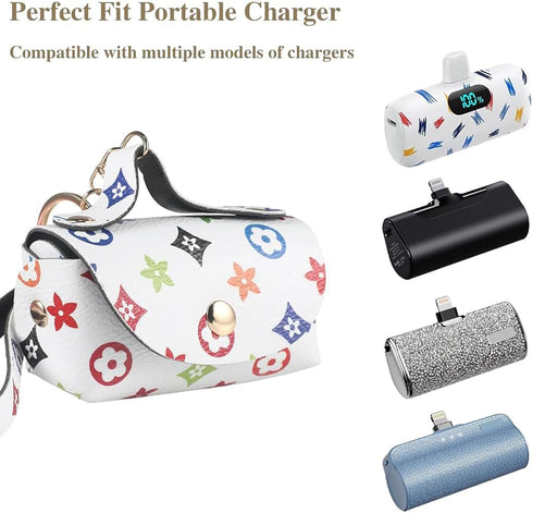 Leayjeen Case Compatible with iWALK Charmast/Anker/Abnoys/VEGER/Taegila Portable Charger 3350mAh, 4500mAh, 4800mAh, Ultra Compact Mini Color Patte...