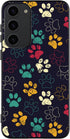 Galaxy S23 5G 6.1 inch Case Cute Colorful Paws Designs Phone Cover for Women Girls Stylish Slim Shockproof TPU Bumper Protective Phone Case for Ga...