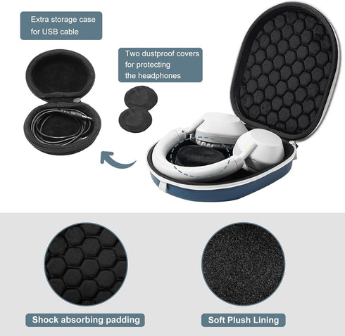 ProCase Hard Case for Sony WH-CH720N/ WH-CH710N/ WH-CH520/ WH-CH510/ WH-1000XM5/ WH-1000XM4/ WHXB910N/ Bose 700 Noise Cancelling Wireless Headphon...