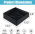 Boudar Black Foldable Dresser Drawer Organizers Underwear Organizer Dividers?5 Cell Foldable Storage Boxes Drawer under Cabinet Organizer for Bra,...
