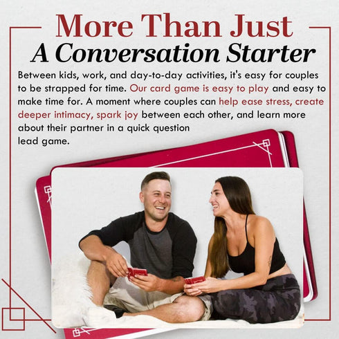 Honest Conversation Starter Couple Games - 100 Romantic & Deep Couple Questions Card Games - Relationship Cards for Couples Date Night Game Ideas ...