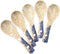 Soup Spoons Set of 5,Asian Soup Spoon Ceramic Ramen Spoons, Japanese Soup Spoons Perfect Depth for Dumpling, Pho, Noodles, Miso, Chinese Wonton, D...