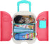 UNICORN ELEMENT 16 Pcs Doll Clothes and Accessories for 11.5 Inch Girl Dolls, Fashion Travel Suitcase Set Including Blue Jean Skirts, Bags, Food M...