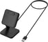 kwmobile Docking Station Compatible with Samsung Galaxy Fit 3 / Huawei Watch Fit 3 - Charging Charger Cable with Stand - Black...