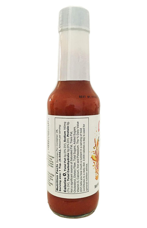 5.2 fl oz Bottle Ghost Pepper Hot Sauce Extra Hot/Salsa Super Picante Kosher...