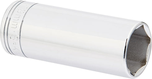 SK Tools USA 3/8-Inch Drive - 19MM - Deep 6-Point Chrome Socket - 8419...