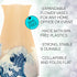 MODGY Expandable Flower Vase Plastic Decorative Modern Vases for Flowers Centerpieces Dining Table Decor Living Room Bathroom Wedding Office, The ...