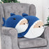 Shark Plush Stuffed Animal-16''Corgi Shark Plush Toy, Shiba Inu Shark Plush Pillow, Cute Soft Plush Shark Plushie Stuffed Toys, Shark Plush Pillow...