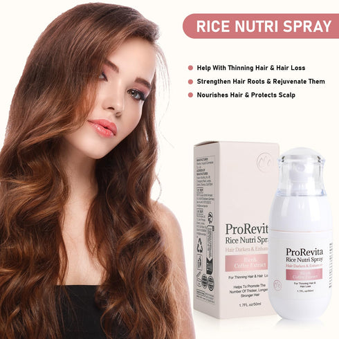 Bello Hair Helper Spray for Thinning Hair, Hair Helper Growth Spray, Hair Growth Spray, Rice Water Spray, Hair Thickening Natural Spray, Restore D...