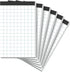 Graph Paper Pads 6 Pack Grid Paper Pad 5x8 White Note Pads 2x2 Squares Per Inch Writing Pad Perforated Lined Grid Notebook 30 Sheets Paper Pads Sm...