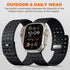 Compatible with Apple Watch Ultra 2/Ultra Band 49mm/45mm/44mm/42mm Men Women, Magnetic Silicone Rugged Sport Watchband for iWatch SE2/SE/9/8/7/6/5...