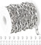 YOUBEIYEE 16.4 Feet Aluminum Chains for Jewelry Making Large Paperclip Chain Necklace DIY Making for Men and Women Jewelry Supplies Findings...