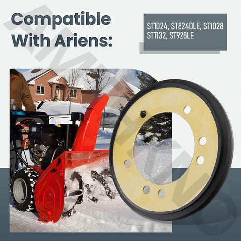 1720859 Friction Drive Disc (6" x 5 3/8") Compatible with Bolens Troy Bilt Ariens MTD Lawn Mower & snowblowers 1720859 42033 42034...