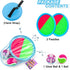 Kids Toys - Glow in The Dark Outdoor Games, Toss and Catch Ball Set with Light Up Ball, Outdoor Toys for Kids Ages 4-8, Upgraded Paddle Ball Games...