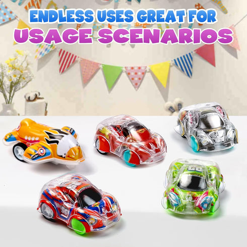 50 Pcs Toy Cars Mini Pull Back Cars, Party Favors for Kids, Small Racing Car Carnival Prizes Classroom Rewards, Pinata Stocking Goodie Bag Stuffer...