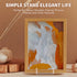 2 Pack Plate Stands for Display, 4.5 Inch Clear Acrylic Square Holder Stand Tabletop Picture Frame Stand Easel for Book, Decorative Plate, Plaque,...
