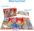 100 Piece Puzzles for Kids Pay Day Cones Puzzles 100 Piece Puzzles for Adults, Girl Sharing Icecream with Dog Cat Puzzle 100 Piece Seniors Puzzle ...