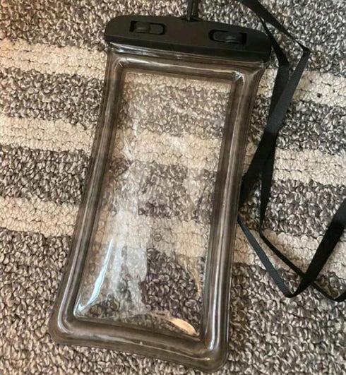 Sea,Sand&Sun Floating Waterproof Phone Case, Waterproof Cellphone Bag, Floatable, Waterproof Phone Pouch, Clear Design, Touch Screen, Beach Swim T...