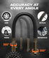 Vondior Tire Pressure Gauge (0-100 PSI) - Certified ANSI B40.1 Tire Gauge for Cars and Trucks, Large 2" Glow Dial Easy-Read Tire Gauges for Tire P...