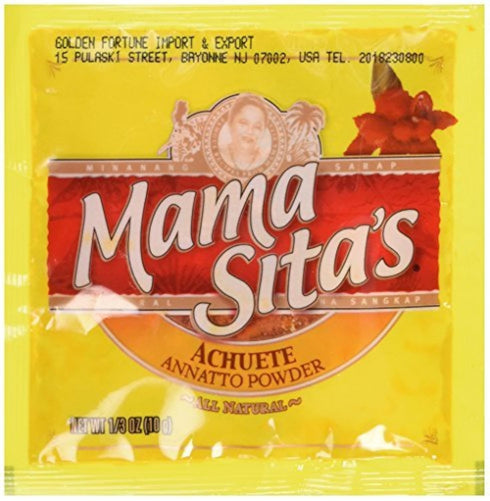 Mama Sita's Achuete Annatto Powder, 1/3oz (10g) 6 Pack...