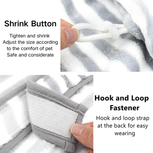 Ferret Sling Carrier - Fleece Small Pet Carrier Bag Soft Breathable Hands Free Shoulder Front Chest Apron Bonding Pouch Accompany Carrier for Smal...