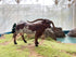 Gemini&Genius Longhorn Cow Toy Action Figure, Farm Animal Toys, Hand Painted, 6 Inches Length, Realistic and Durable Farm Toys for Children Boys a...