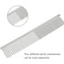 Dog Combs, Stainless Steel Pet Grooming Comb with Rounded Ends, Metal Pet Comb for Removing Tangles and Knots of Dogs, Cats and other Pets....