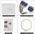 Locisne 4 Set Embroidery Stitching Kits, 6 Inch Animal Embroidery Pattern Beginner Embroidery Kit, Embroidery Materials All Contain, Craft Sewing ...