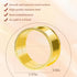 6 Pcs Stainless Steel Bead Side Napkin Rings Delicate Serviette Buckles (Gold)...