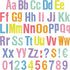 268 Pcs 5'' Bulletin Board Letters Colorful Alphabet Letters Numbers and Punctuation Cutouts Letters for Bulletin Board Wall Bulletin Board Set fo...