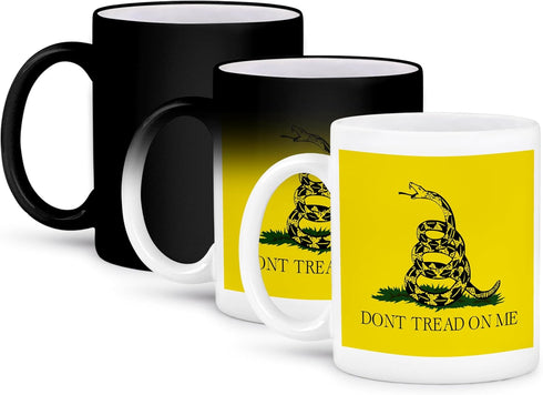 3dRose (mug_108323_3) Dont Tread on Me - Magic Transforming Mug, 11oz...