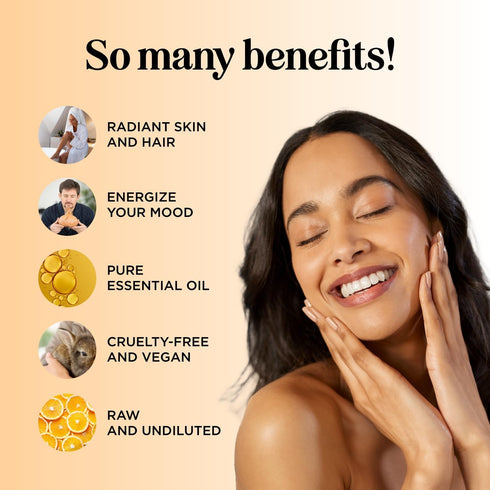 Pure Sweet Orange Essential Oil - Cold Pressed Orange Oil Essential for Diffuser Humidifier and Skin Use - Aromatherapy Diffuser Oil and Cleansing...