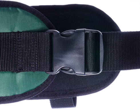 COW&COW Padded Gait Belt with 4 Handles and Quick Release Buckle 5.5 inchs(Green, M/28inches-48inches)...