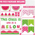 90 Pieces Watermelon Bulletin Board for Classroom Decoration One in a Melon Classroom Decorations Watermelon Paper Cutouts Sweet Summer Bulletin B...