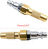3Pcs Air Chucks for Tires,Brass Screw On Tire Inflator Chucks,Heavy Duty Twist-on Chucks with 3Pcs Presta Vavle Adapters...