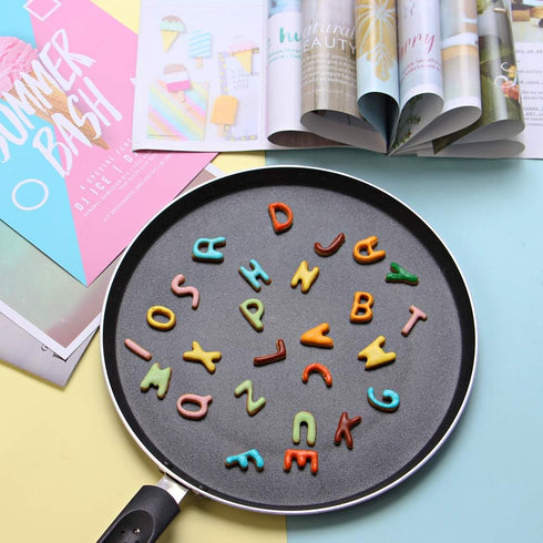 SurgeHai 26-Piece Small Alphabet Cutters Set (A - Z), Stainless Steel Decorating Tools Letters Fondant Cutters...