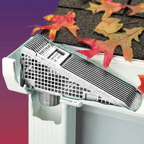 The Gutter Guard - Wedge Eliminates Downspout Pipe Clogs From Leaves and Debris - 2-Pack...