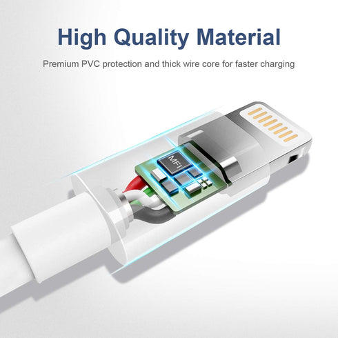Sundix iPhone Charger, 6Pack 3FT Lightning Cable iPhone Charger Cable Charging Cord Compatible iPhone 14/13/12/12Pro/12ProMax/11/11Pro/11Pro MAX/X...