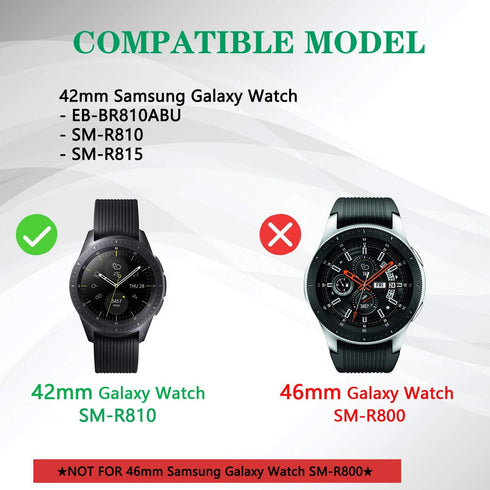ASDAWN for 42mm Samsung Galaxy Watch Battery EB-BR810ABU Samsung Galaxy Gear S4 Battery Replacement, for SM-R810 SM-R815 with Repair Tool Set + In...