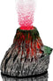 Uniclife Aquarium Volcano Ornament Kit Realistic Resin Volcanic Decoration with Air Stone Bubbler Red LED Light Decor for Fish Tank Landscape Addi...