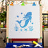 GORGECRAFT Mermaid Stencils Coral Templates Aquatic Plants Starfish Fish Sea Creatures Reusable 18x18cm Square Painting Stencils for Wall Scrapboo...